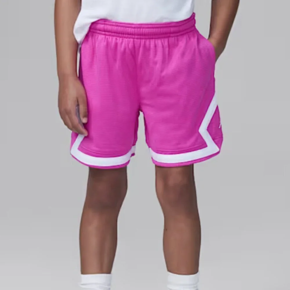 Nike Jordan Dri-FIT Sport, Little Kids' Diamond Shorts, Size 6X, Fire Pink